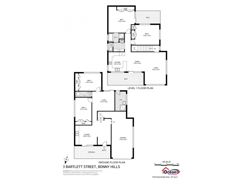 3 Bartlett Street, Bonny Hills NSW 2445 Floorplan
