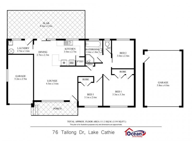 76 Tallong Drive, Lake Cathie NSW 2445 Floorplan