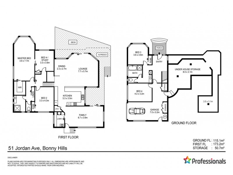 51 Jordan Avenue, Bonny Hills NSW 2445 Floorplan