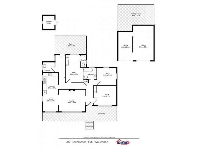 35 Beechwood Road, Wauchope NSW 2446 Floorplan