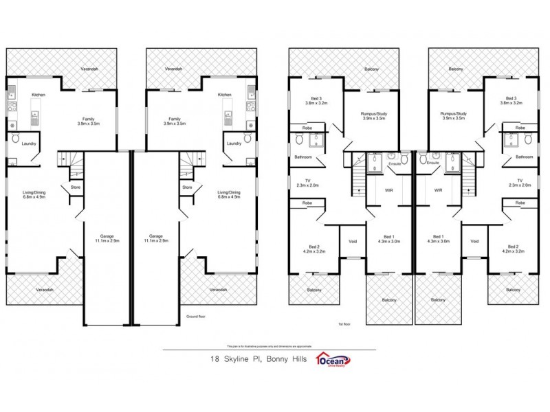 2/18 Skyline Place, Bonny Hills NSW 2445 Floorplan