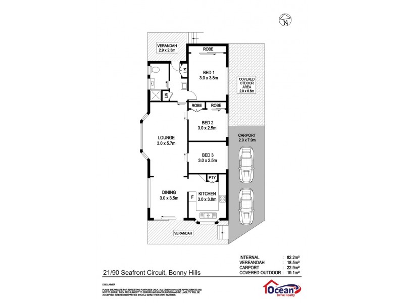 21/90 Seafront Circuit, Bonny Hills NSW 2445 Floorplan