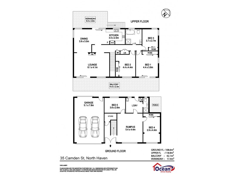35 Camden Street, North Haven NSW 2443 Floorplan