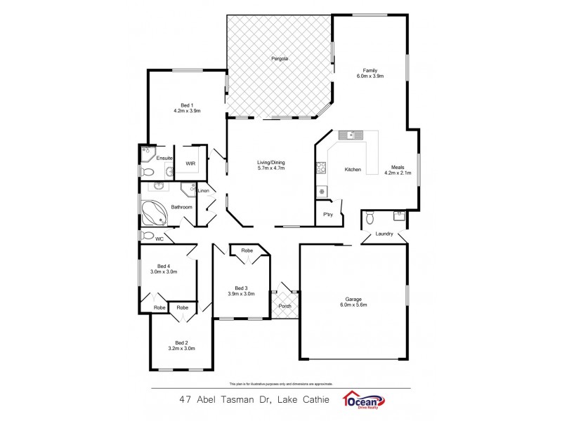 47 Abel Tasman Drive, Lake Cathie NSW 2445 Floorplan