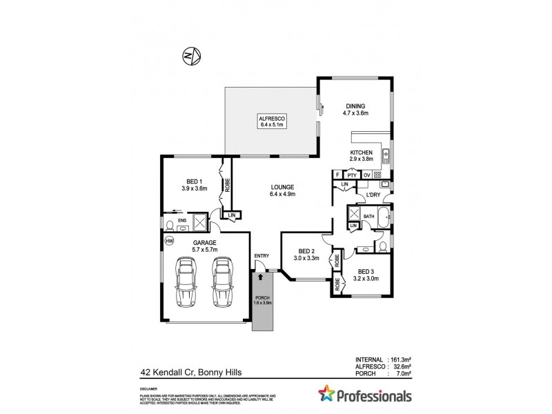 42 Kendall Crescent, Bonny Hills NSW 2445 Floorplan