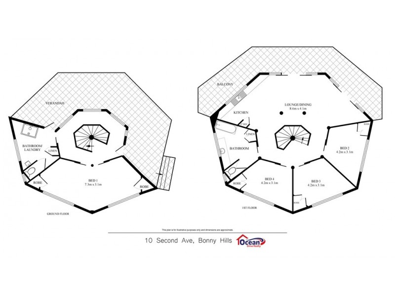 10 Second Avenue, Bonny Hills NSW 2445 Floorplan