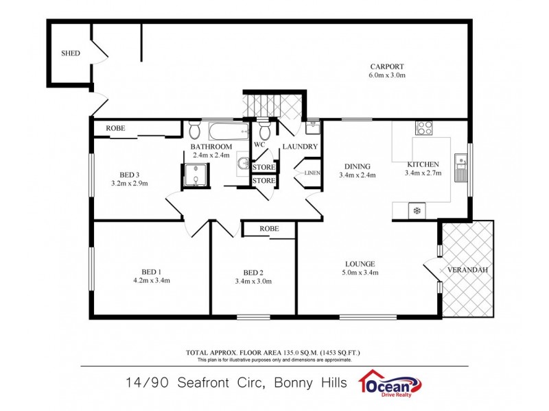 14/90 Seafront Circuit, Bonny Hills NSW 2445 Floorplan