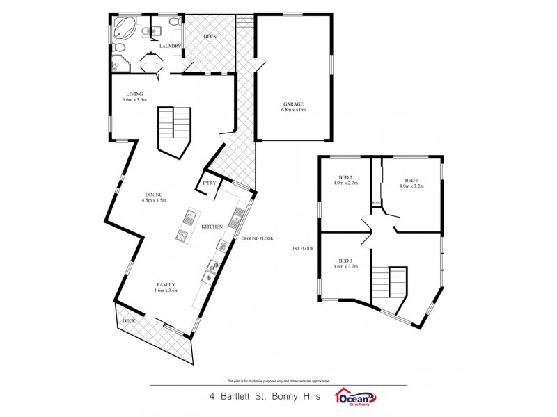 4 Bartlett Street, Bonny Hills NSW 2445 Floorplan