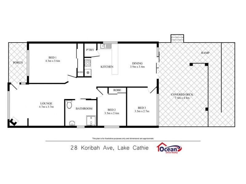 28 Koribah Avenue, Lake Cathie NSW 2445 Floorplan