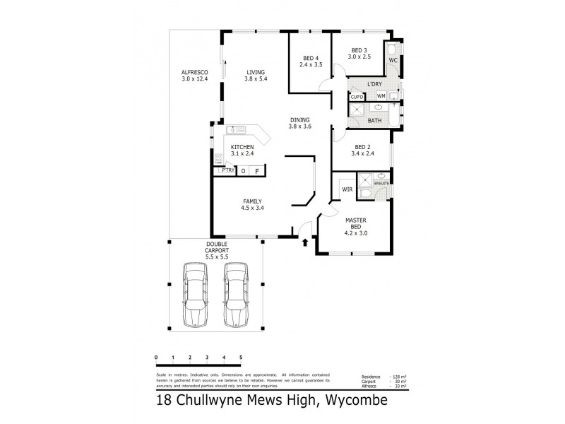 18 Chullwyne Mews, High Wycombe WA 6057 Floorplan