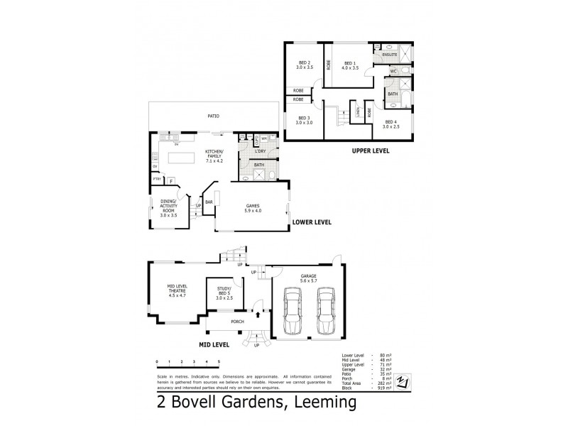 2 Bovell Gardens, Leeming WA 6149 Floorplan