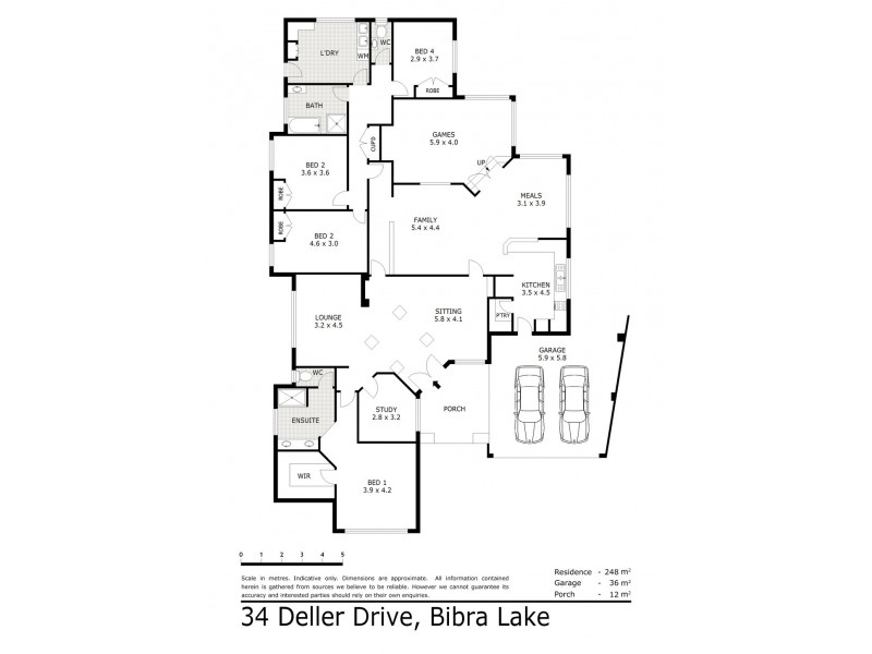 34 Deller Drive, Bibra Lake WA 6163 Floorplan