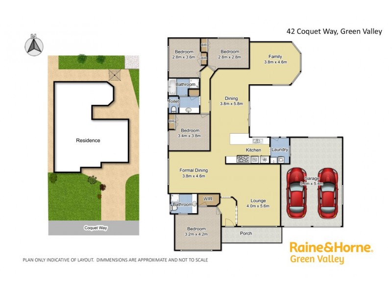 42 Coquet Way, Green Valley NSW 2168 Floorplan