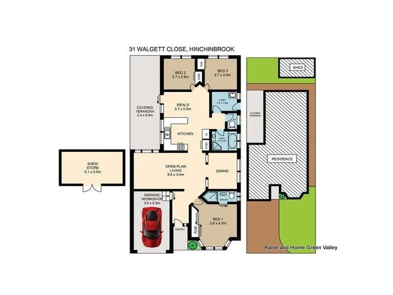 31A Walgett Close, Hinchinbrook NSW 2168 Floorplan