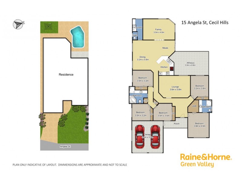 15 Angela Street, Cecil Hills NSW 2171 Floorplan