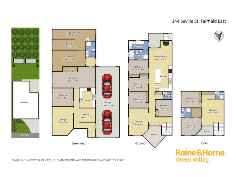 144 Seville Street, Fairfield East NSW 2165 Floorplan