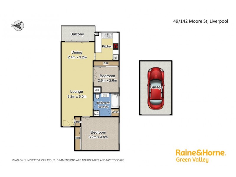 49/142 Moore Street, Liverpool NSW 2170 Floorplan