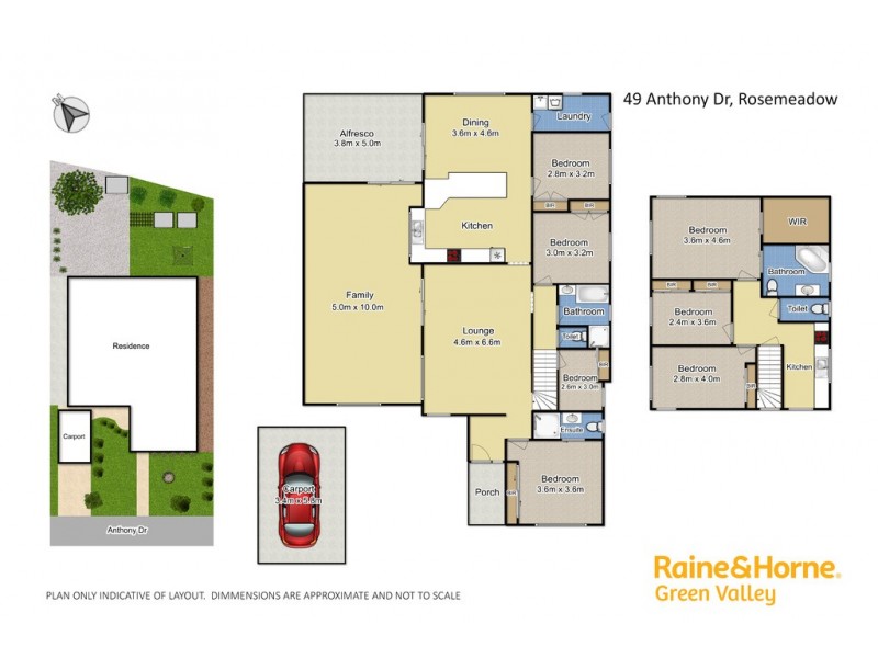 49 Anthony Drive, Rosemeadow NSW 2560 Floorplan