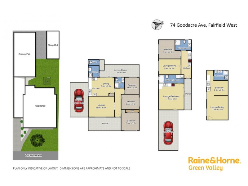 74 Goodacre Avenue, Fairfield West NSW 2165 Floorplan