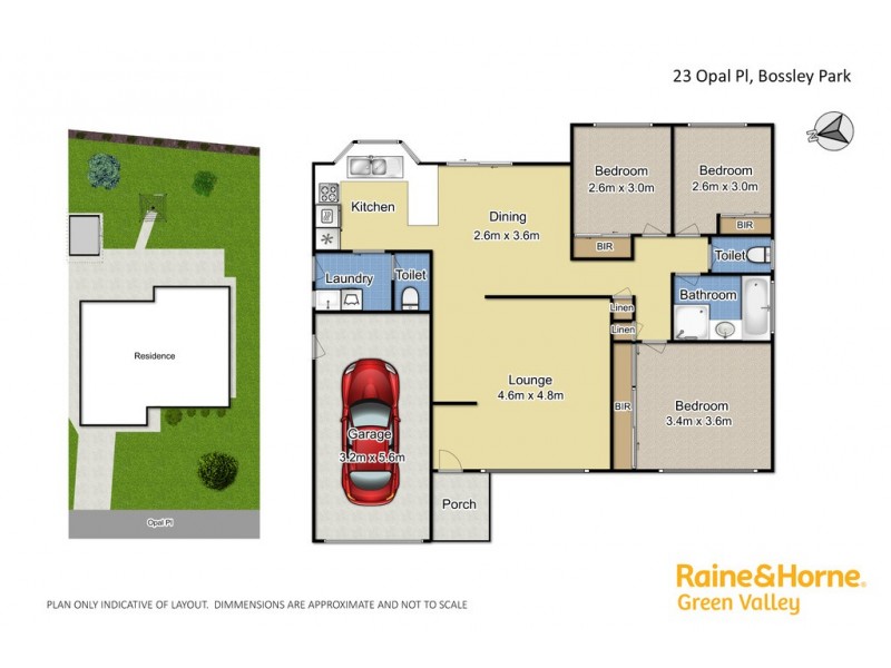 23 Opal Place, Bossley Park NSW 2176 Floorplan