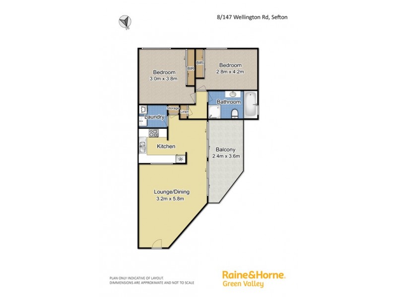 8/147 Wellington Road, Sefton NSW 2162 Floorplan