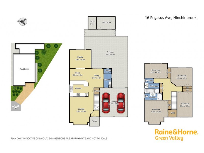 16 Pegasus Avenue, Hinchinbrook NSW 2168 Floorplan