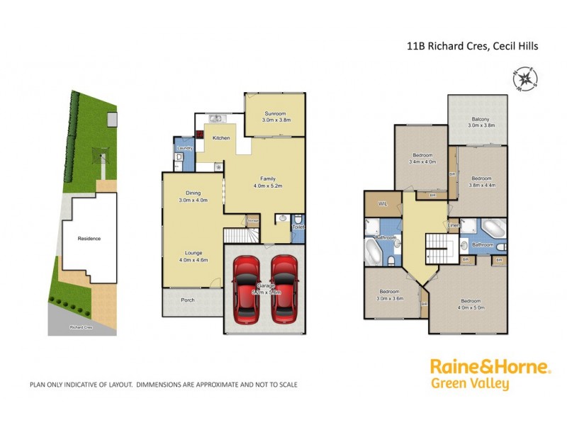 11B Richard Crescent, Cecil Hills NSW 2171 Floorplan