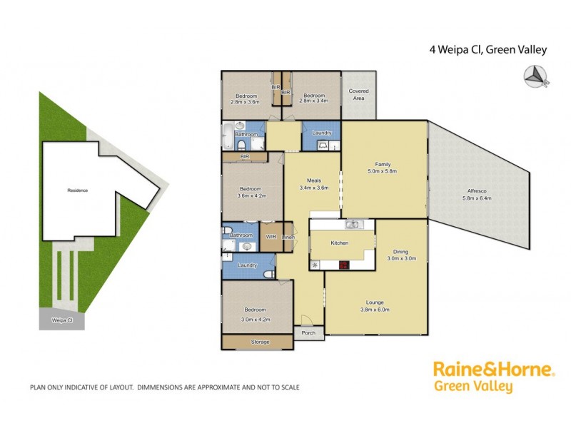 4 Weipa Close, Green Valley NSW 2168 Floorplan