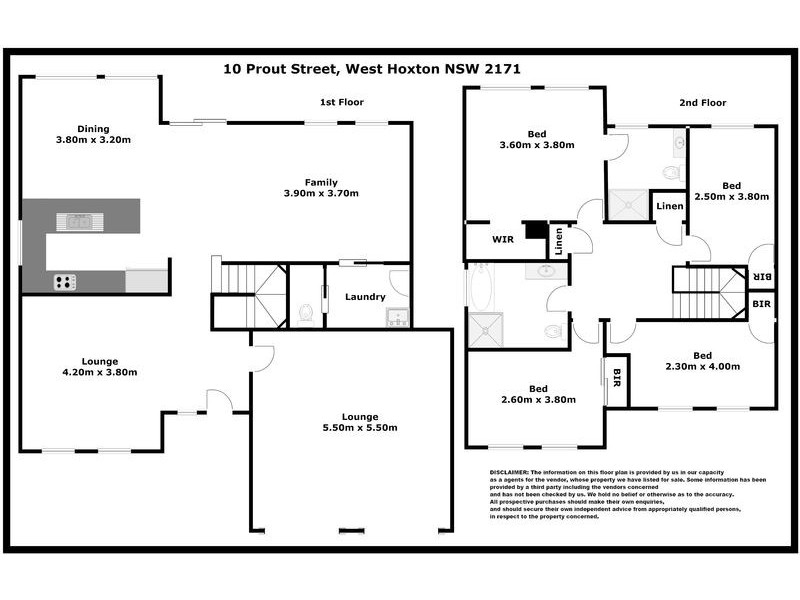 10 Prout Street, West Hoxton NSW 2171 Floorplan