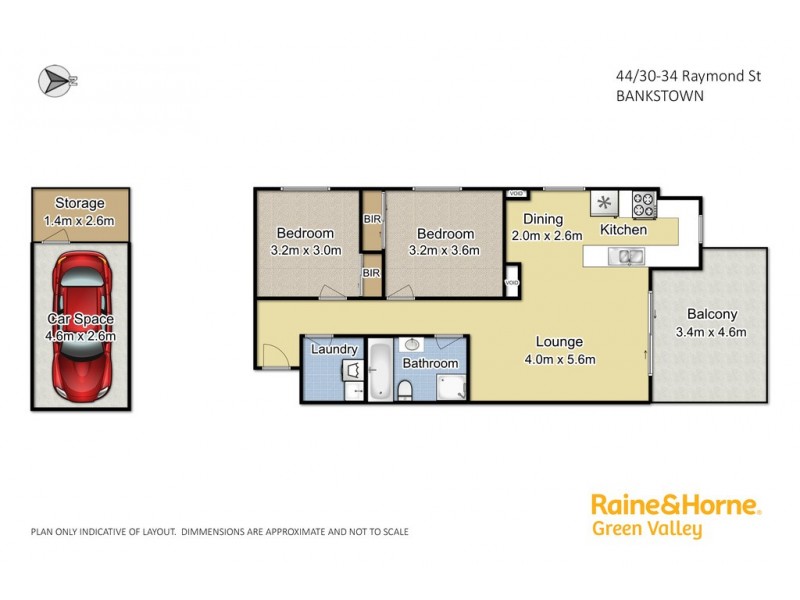 44/30-34 Raymond Street, Bankstown NSW 2200 Floorplan