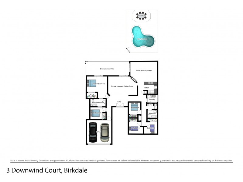 3 Downwind Court, Birkdale QLD 4159 Floorplan