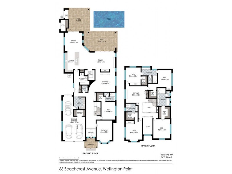 66 Beachcrest Road, Wellington Point QLD 4160 Floorplan