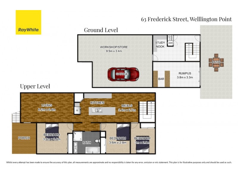 63 Frederick Street, Wellington Point QLD 4160 Floorplan