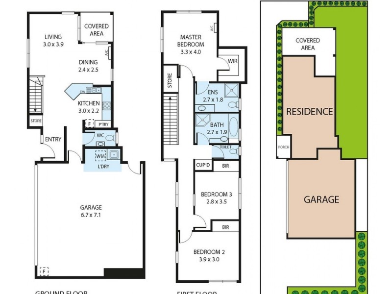 2/44 Longland St, Cleveland QLD 4163 Floorplan