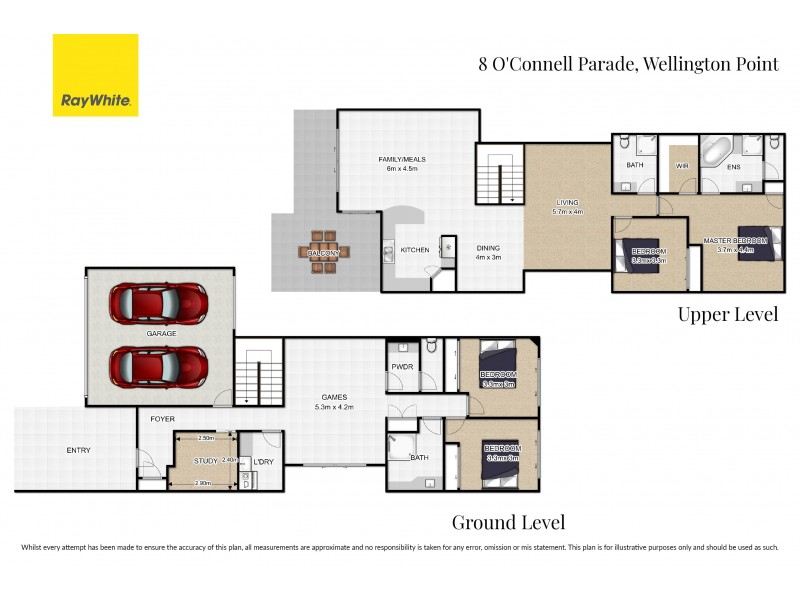 8 O’Connell Parade, Wellington Point QLD 4160 Floorplan