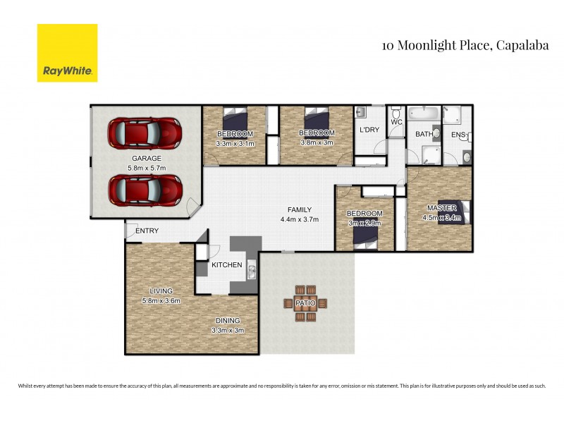 10 Moonlight Place, Capalaba QLD 4157 Floorplan