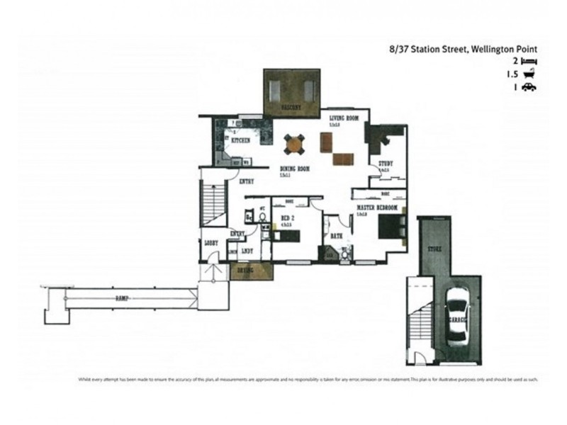 8/37 Station Street, Wellington Point QLD 4160 Floorplan