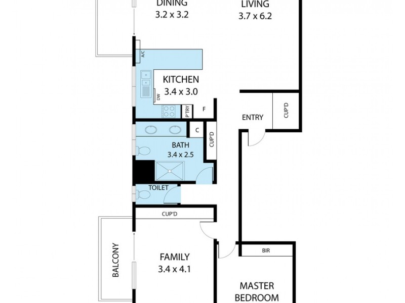 1/148 Main Road, Wellington Point QLD 4160 Floorplan