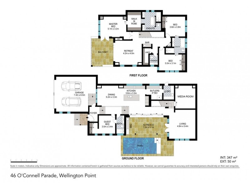 46 O’Connell Parade, Wellington Point QLD 4160 Floorplan