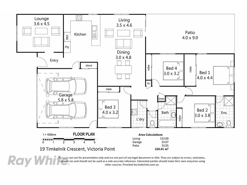 19 Timkelnik Crescent, Victoria Point QLD 4165 Floorplan