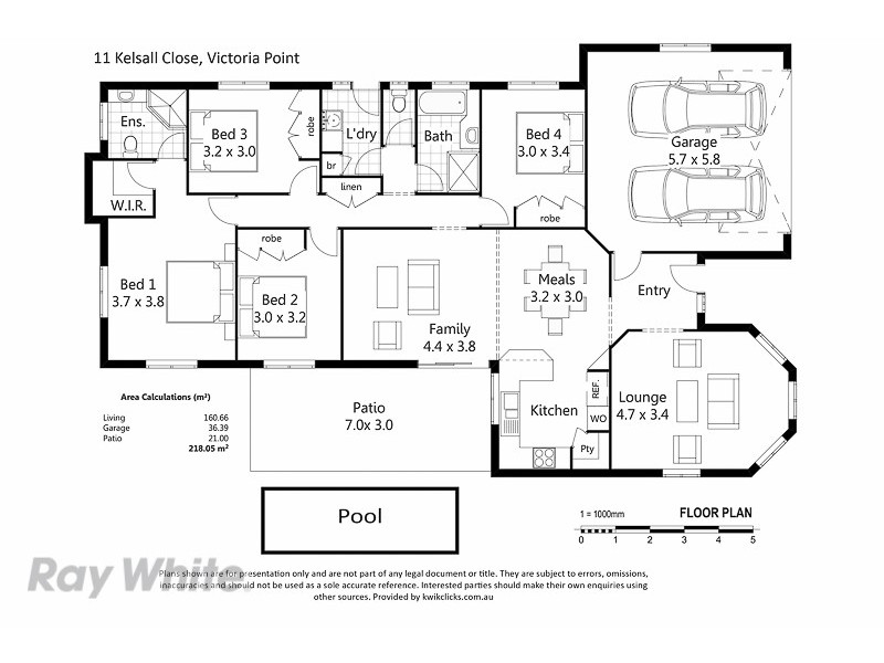 11 Kelsall Close, Victoria Point QLD 4165 Floorplan