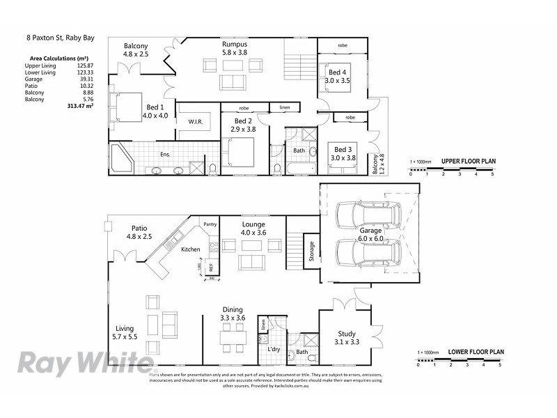8 Paxton Street, Raby Bay QLD 4163 Floorplan