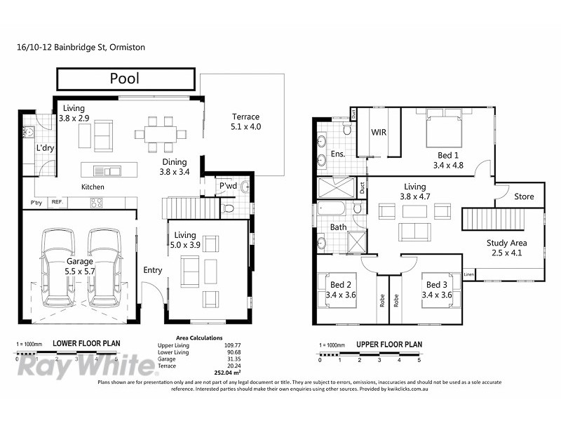 16/10-12 Bainbridge Street, Ormiston QLD 4160 Floorplan