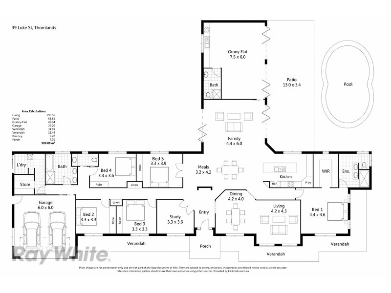 39 Luke Street, Thornlands QLD 4164 Floorplan