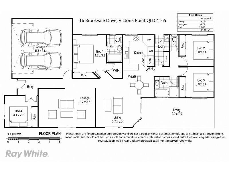 16 Brookvale Drive, Victoria Point QLD 4165 Floorplan