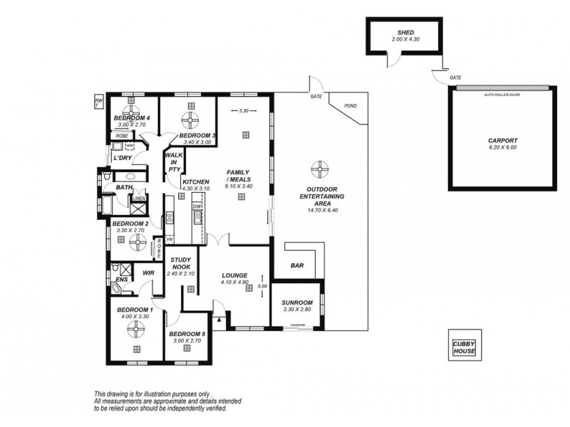 4 Martinique Drive, Seaford Rise SA 5169 Floorplan