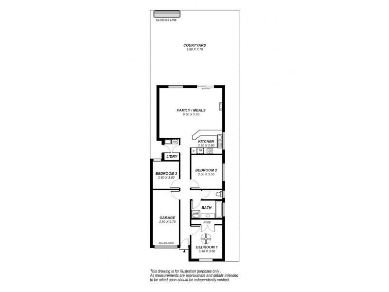 Unit 7/1 Island Way, Seaford SA 5169 Floorplan