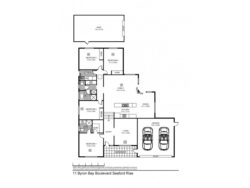 11 Byron Bay Boulevard, Seaford Rise SA 5169 Floorplan