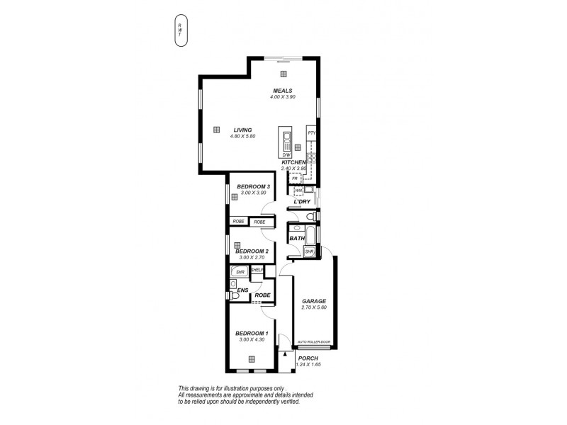 67A Davis Avenue, Christies Beach SA 5165 Floorplan