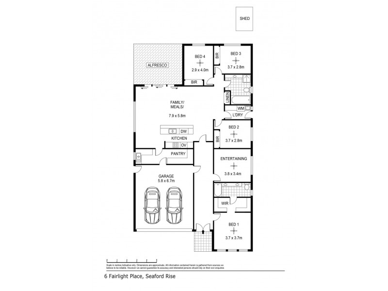 6 Fairlight Place, Seaford Rise SA 5169 Floorplan
